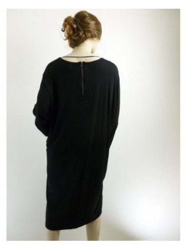 Robe femme Ciso noir doré GRANDE TAILLE