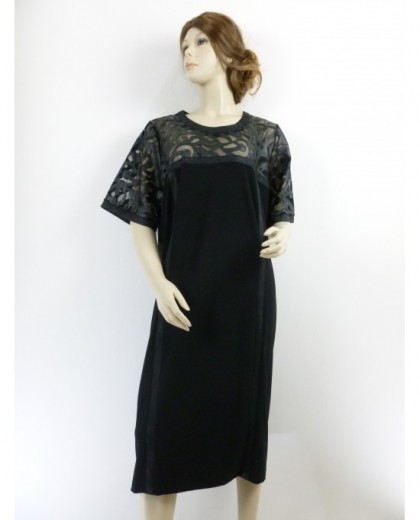 Robe femme Meri Esca noir GRANDE TAILLE