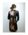 Robe femme Ciso noir imprimé marron GRANDE TAILLE