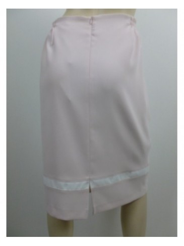 Jupe femme GD rose blanc GRANDE TAILLE