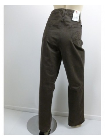 Pantalon femme Pionier paola chocolat GRANDE TAILLE