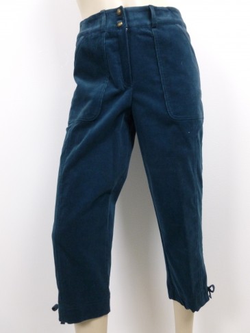 Pantacourt en velours